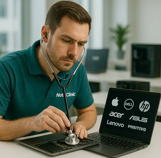 Conserto de MacBook e Notebook em Indaiatuba com assistência técnica especializada